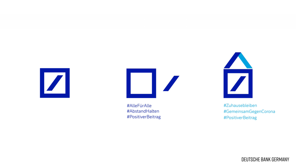 Deutsche Bank Social Distance Logo Oridoc